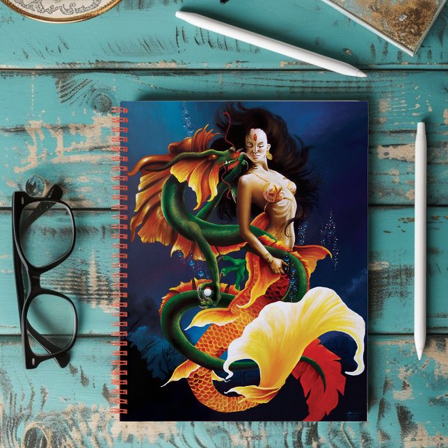 Koi Mermaid and Dragon Notebook (Creator Uploaded)