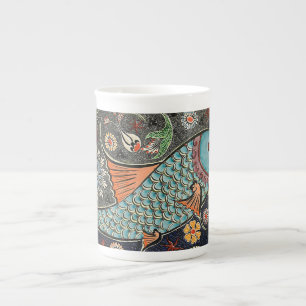 Koi Mosaic Bone China Mug