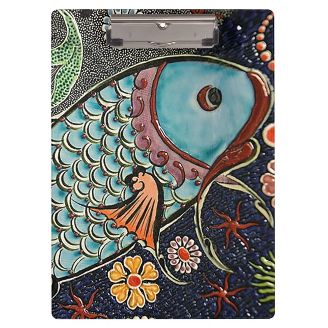 Koi Mosaic Clipboard (Front)
