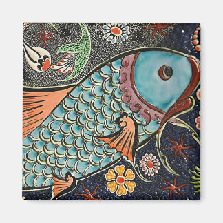 Koi Mosaic Magnet