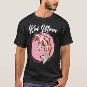 Koi Mum Japanese Koi Carp Nishikigoi Fish Mothers T-Shirt