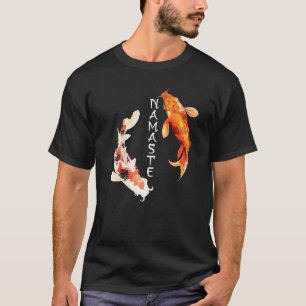 Koi - Namaste - Minimalist - Peace - Yoga - Fish - T-Shirt
