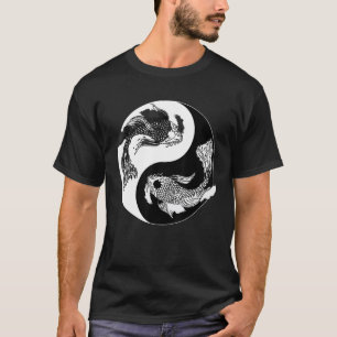 Koi Nishikigoi Fish Koi Carp Japan Ying Yin Yang T-Shirt