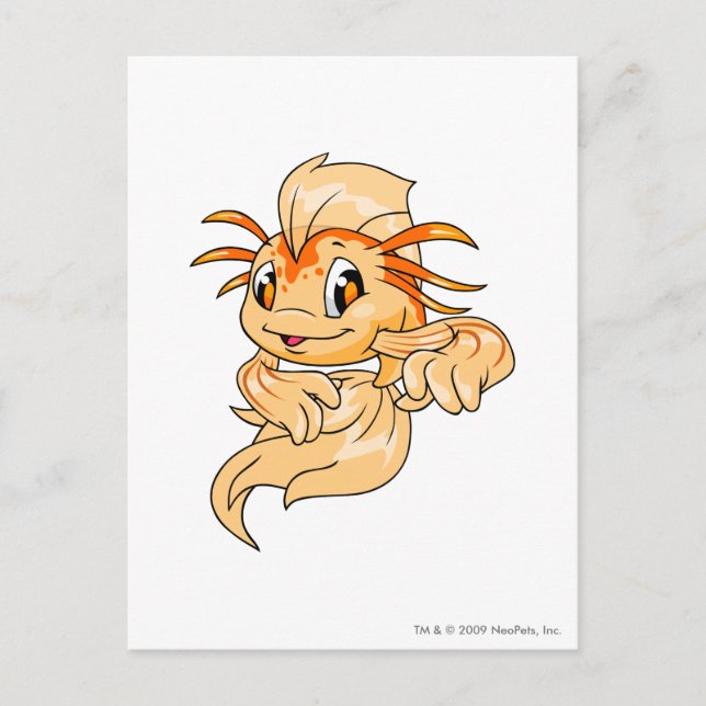Koi Orange Postcard (Front)