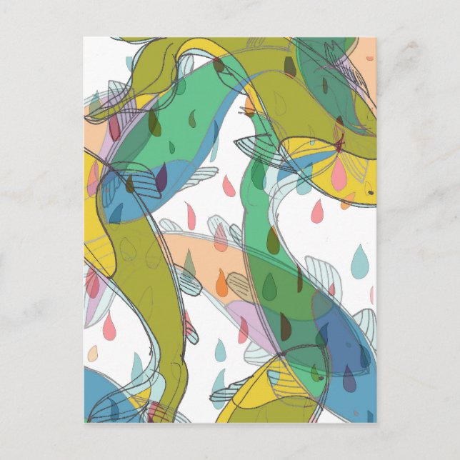 Koi Patterns - Postcards (Front)