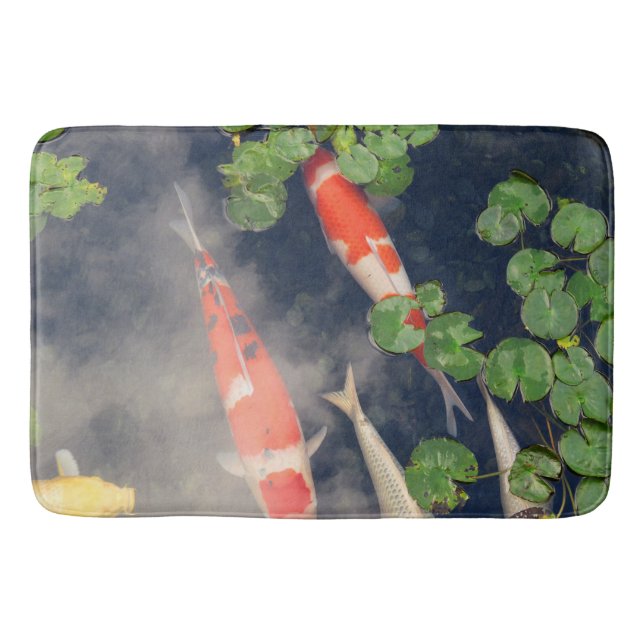 Koi Pond Bath Mat (Front)