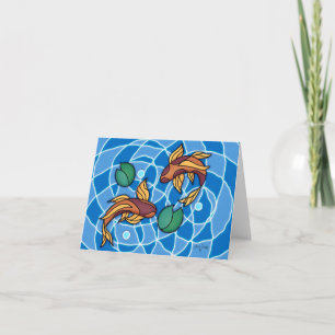 Koi Pond Card