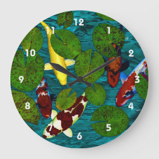 KOI POND Clock