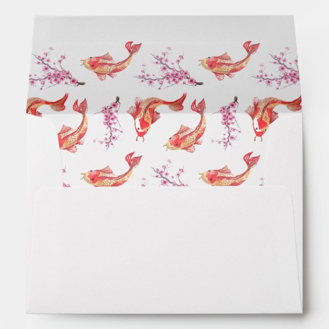 Koi Pond Envelope (Back (Bottom))