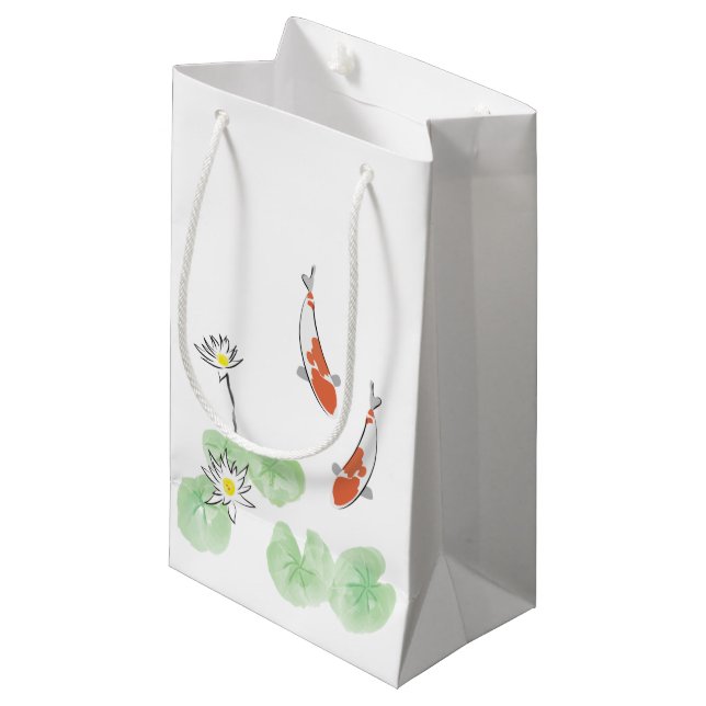 Koi Pond Gift Bag (Front Angled)