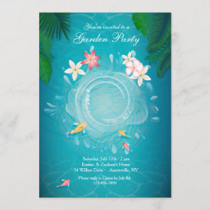 Koi Pond Invitation