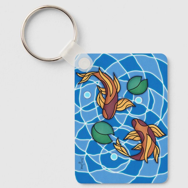 Koi Pond Key Ring (Front)