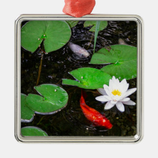 Koi Pond Metal Tree Decoration