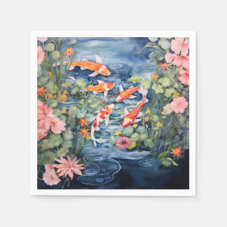 Koi Pond Napkin