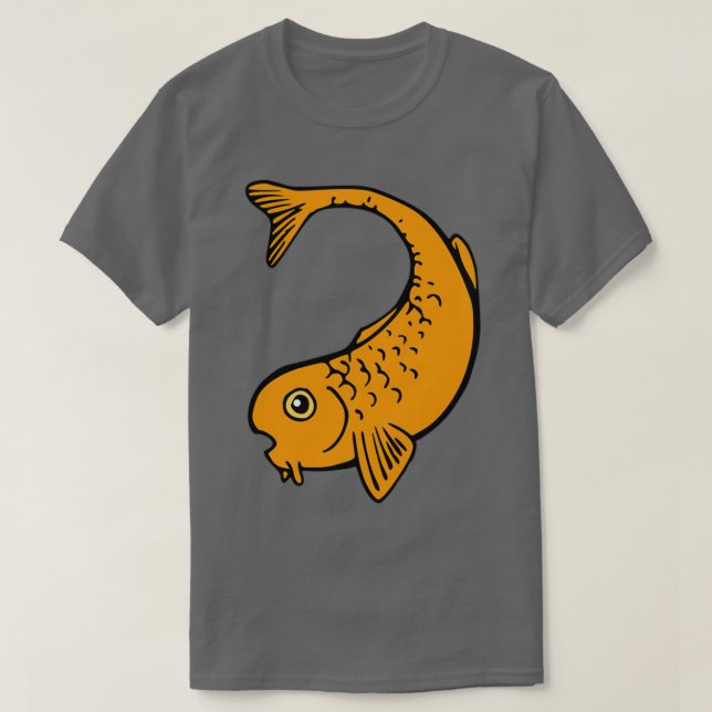 Koi Pond Pattern T-Shirt (Design Front)