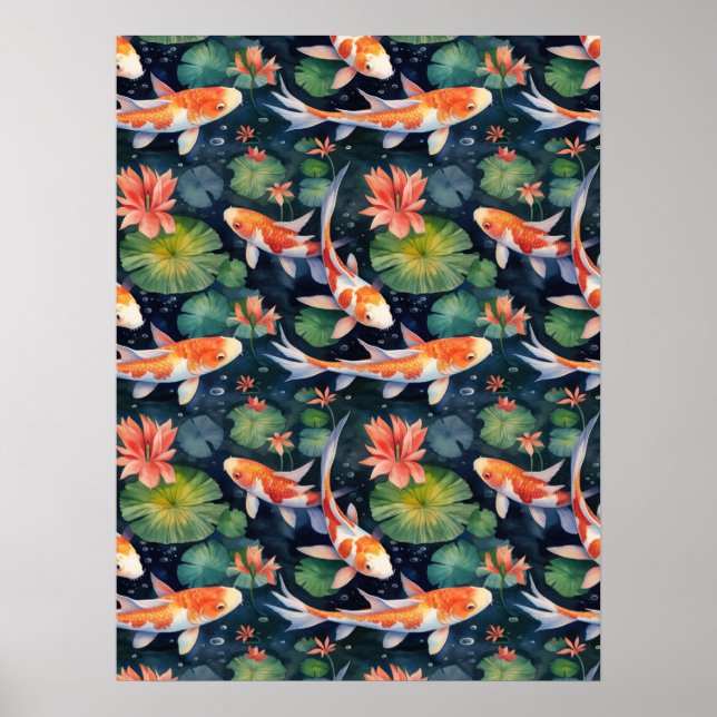 Koi Pond Poster (Front)