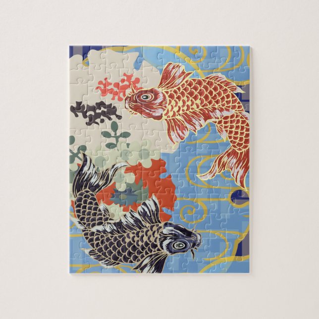Koi Pond Puzzle (Vertical)
