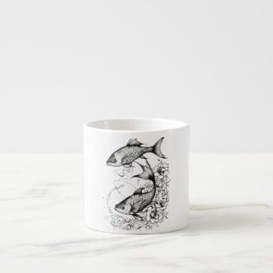 Koi Pond Serenity Espresso Mug Speciality Mug