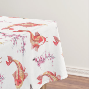 Koi Pond Tablecloth