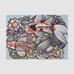 Koi Pond Tissue Paper