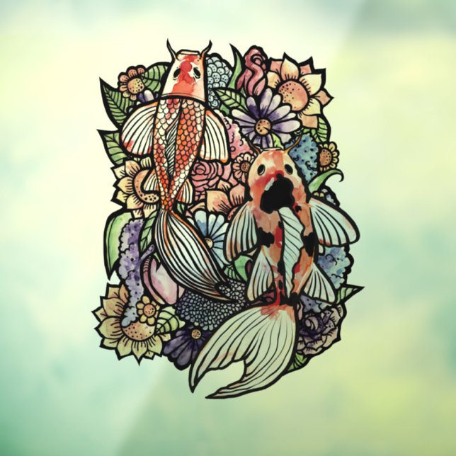 Koi Pond                                           Window Cling (Sheet 3)