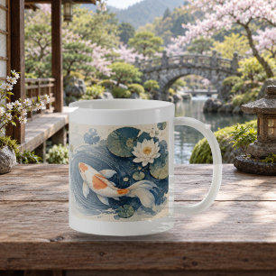 Koi Ripple Japanese Pond Mug