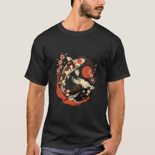 Koi Sakura Cherry Blossom Season Nishikigoi Fish A T-Shirt