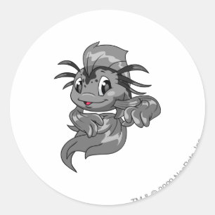 Koi Shadow Classic Round Sticker