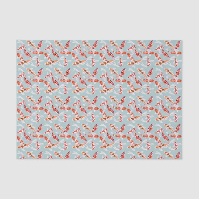 Koi small print tissue paper (Front)