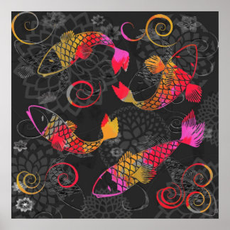Koi Spirit Poster