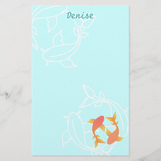 Koi Stationery (Front)