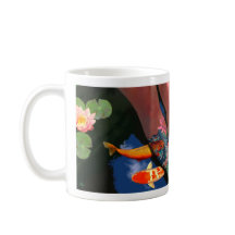 Koi Tattoo Lily Pond Mug Lefthand