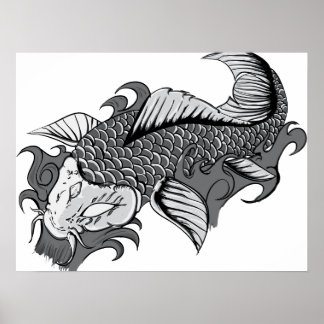 Koi Tattoo - Poster