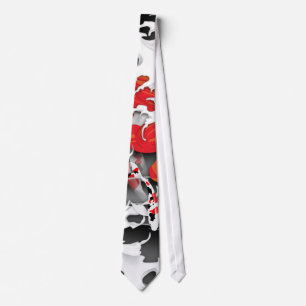 Koi Tattoo: Traditional Japanese Design Tie
