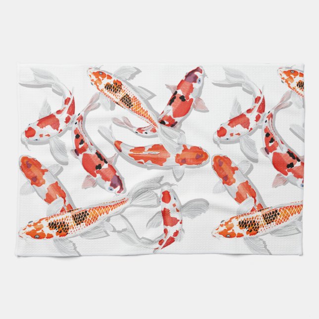 Koi Tea Towel (Horizontal)