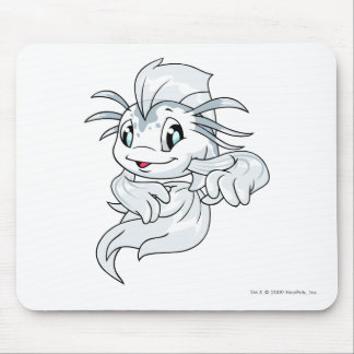 Koi White Mouse Mat