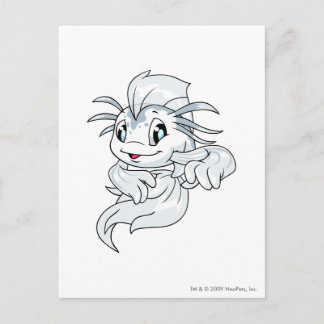 Koi White Postcard