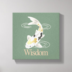 Koi Wisdom Symbol Zen Philosophy Meaningful Decor