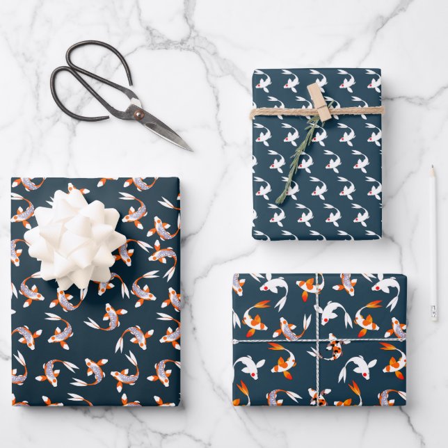 Koi Wrapping Paper Sheet (Front)