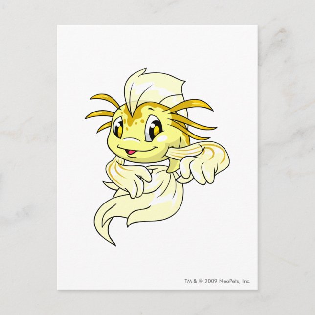 Koi Yellow Postcard (Front)