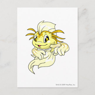Koi Yellow Postcard