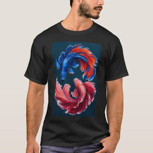 Koi Ying Yang T-Shirt (Front)