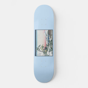 Koishikawa Tea House View Mt. Fuji by Hokusai  Ska Skateboard