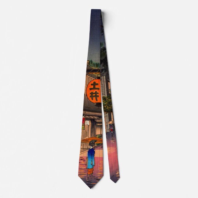 Koitsu - Evening at Ushigome Magnetic Card Tie (Front)