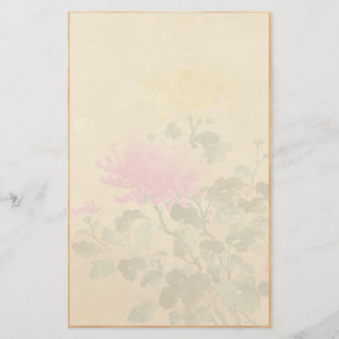 Koitsu Tsuchiya Chrysanthemum japanese flowers art Stationery