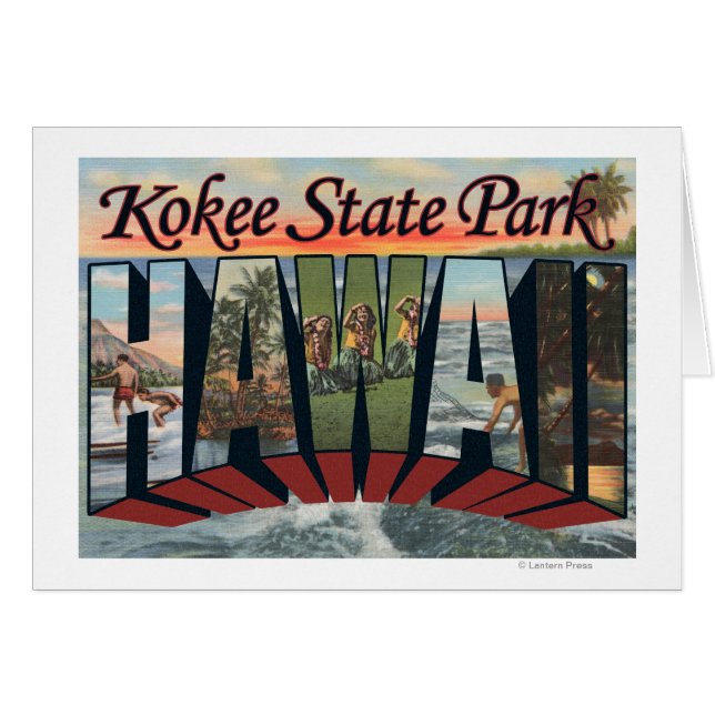 Kokee State Park, Hawaii - Large Letter Scenes (Front Horizontal)