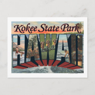 Kokee State Park, Hawaii - Large Letter Scenes Postcard