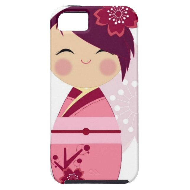Kokeshi Case-Mate iPhone Case (Back)