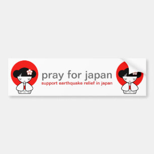 Kokeshi Doll Bumper Sticker