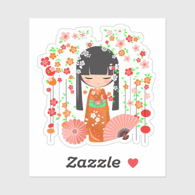 Kokeshi Doll Garden (Sheet)